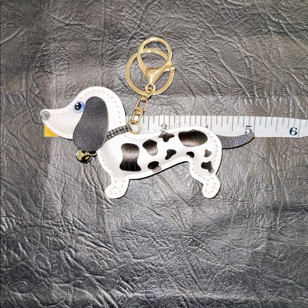 Dachshund Dog Keychain Bag Charm, NEW - Picture 3 of 5